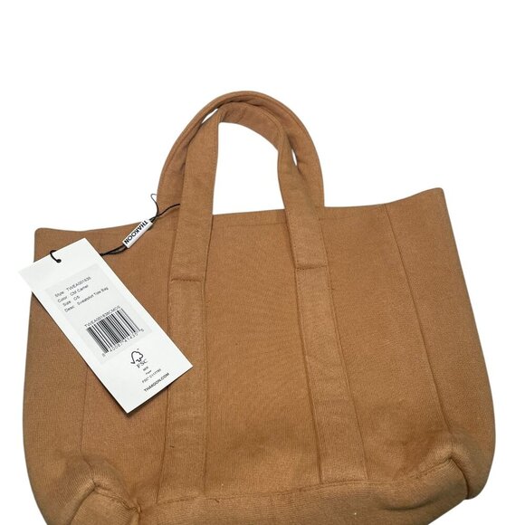 Thakoon Sweatshirt Tote Bag OS in Camel Caramel Brown | Rare NWT - Picture 4 of 6